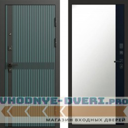 Дверь Termo Door ГРАУНД Velutto Verde Бетон Зеркало фацет Черный кварц Дверь Termo Door ГРАУНД Velutto Verde Бетон Зеркало фацет Черный кварц